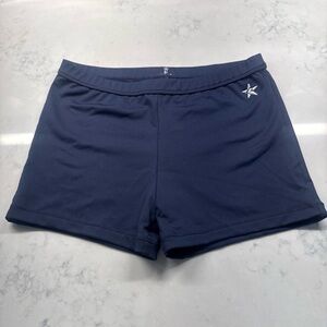 rebels Navy Athletic Women's Shorts with Star Logo